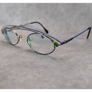 Vintage NEOSTYLE Forum 543 Germany Eyeglasses Frames Multicolor Serpent Gold 47m